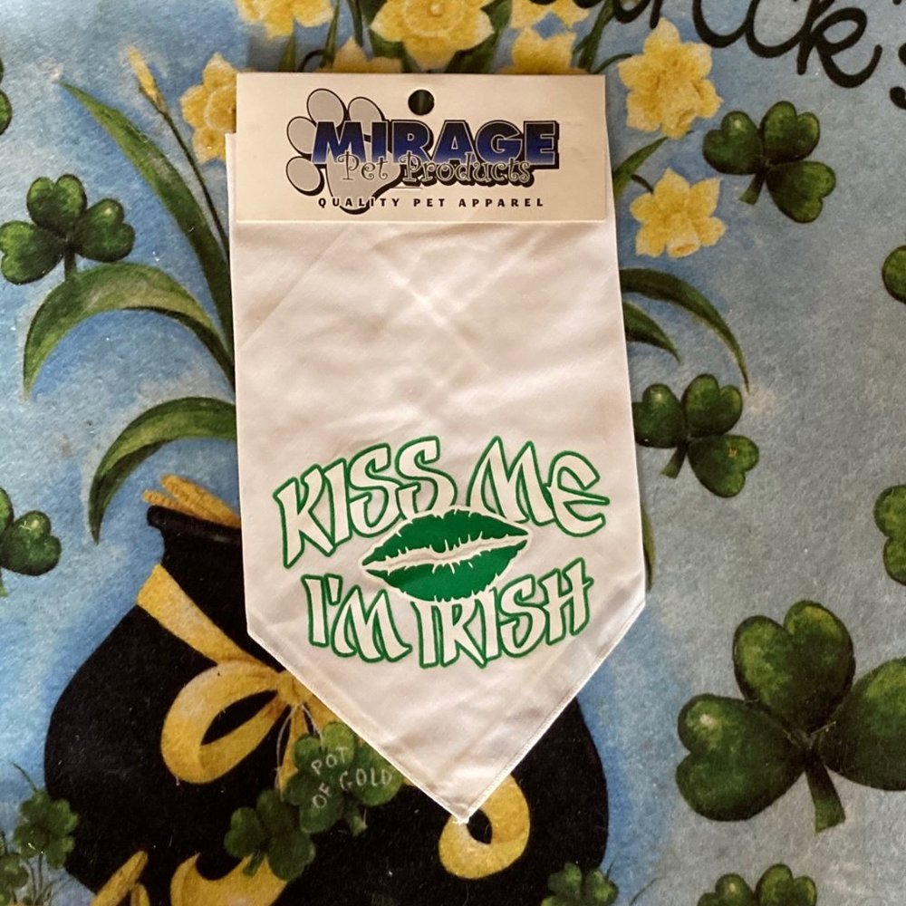 Mirage Pet St. Patrick's Day Pet Bandana
